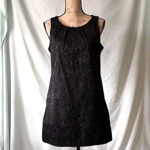 Vintage Style Black Ornate Patterned Dress